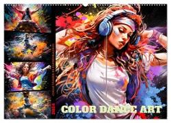 Color Dance Art (Wandkalender 2024 DIN A2 quer), CALVENDO Monatskalender