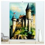Faszination Mittelalter - Von mittelalterlichen Burgen und Drachen (hochwertiger Premium Wandkalender 2024 DIN A2 hoch), Kunstdruck in Hochglanz