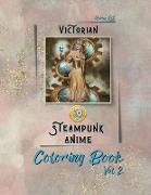 Anime Art Victorian Steampunk Anime Coloring Book Vol. 2