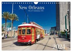 New Orleans Louisiana, USA (Wandkalender 2024 DIN A4 quer), CALVENDO Monatskalender