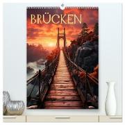 Brücken (hochwertiger Premium Wandkalender 2024 DIN A2 hoch), Kunstdruck in Hochglanz