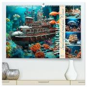 Abenteuer Spielzeugland rund ums Wasser (hochwertiger Premium Wandkalender 2024 DIN A2 quer), Kunstdruck in Hochglanz