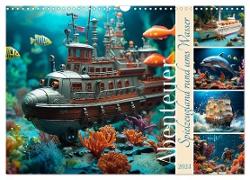 Abenteuer Spielzeugland rund ums Wasser (Wandkalender 2024 DIN A3 quer), CALVENDO Monatskalender