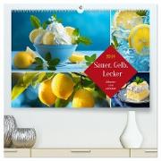 Sauer Gelb Lecker (hochwertiger Premium Wandkalender 2024 DIN A2 quer), Kunstdruck in Hochglanz