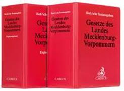 Gesetze des Landes Mecklenburg-Vorpommern und Ergänzungsband (neu) des Landes Mecklenburg-Vorpommern