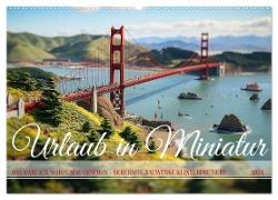 Urlaub in Miniatur (Wandkalender 2024 DIN A2 quer), CALVENDO Monatskalender