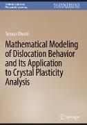 Mathematical Modeling of Dislocation Behavior and Its Application to Crystal Plasticity Analysis