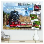 Harzer Dampfmomente (hochwertiger Premium Wandkalender 2024 DIN A2 quer), Kunstdruck in Hochglanz