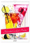 Abstrakte Cocktail-Palette! (Wandkalender 2024 DIN A4 hoch), CALVENDO Monatskalender