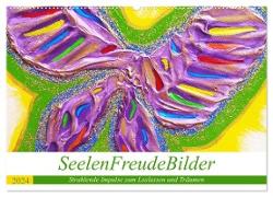 SeelenFreudeBilder - Strahlende Impulse zum Loslassen und Träumen (Wandkalender 2024 DIN A2 quer), CALVENDO Monatskalender