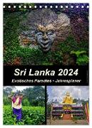 Sri Lanka 2024 - Exotisches Paradies - Jahresplaner (Tischkalender 2024 DIN A5 hoch), CALVENDO Monatskalender