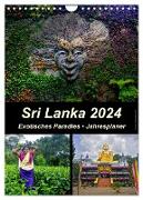 Sri Lanka 2024 - Exotisches Paradies - Jahresplaner (Wandkalender 2024 DIN A4 hoch), CALVENDO Monatskalender