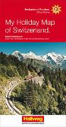 Schweiz Meine Ferienkarte Strassenkarte 1:303 000
