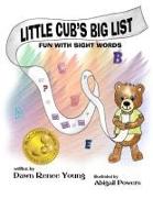 Little Cub's Big List: Fun with Sight Words