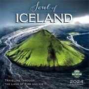 Soul of Iceland 2024 Wall Calendar: Traveling Through the Land of Fire and Ice
