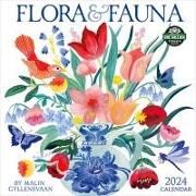 Flora & Fauna 2024 Wall Calendar: By Malin Gyllensvaan