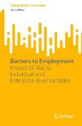 Barriers to Employment