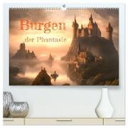 Burgen der Phantasie (hochwertiger Premium Wandkalender 2024 DIN A2 quer), Kunstdruck in Hochglanz