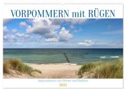 Vorpommern mit Rügen (Wandkalender 2024 DIN A2 quer), CALVENDO Monatskalender