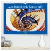 Atemberaubende Kunstwerke (hochwertiger Premium Wandkalender 2024 DIN A2 quer), Kunstdruck in Hochglanz