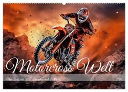 Motorcross Welt (Wandkalender 2024 DIN A2 quer), CALVENDO Monatskalender