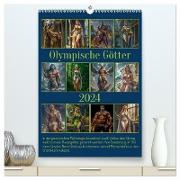 Olympische Götter (hochwertiger Premium Wandkalender 2024 DIN A2 hoch), Kunstdruck in Hochglanz