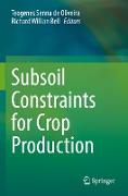 Subsoil Constraints for Crop Production