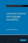 Universal Grammar and Language Learnability