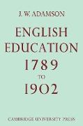 English Education,1789-1902