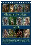 Olympische Götter (Tischkalender 2024 DIN A5 hoch), CALVENDO Monatskalender