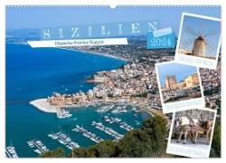 Sizilien - Magische Provinz Trapani (Wandkalender 2024 DIN A2 quer), CALVENDO Monatskalender