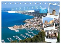 Sizilien - Magische Provinz Trapani (Tischkalender 2024 DIN A5 quer), CALVENDO Monatskalender
