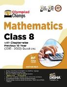 Olympiad Champs Mathematics Class 8 with Chapter-wise Previous 10 Year (2013 - 2022) Questions 5th Edition | Complete Prep Guide with Theory, PYQs, Past & Practice Exercise |