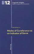 Modes of Co-reference as an Indicator of Genre