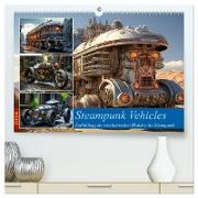 Steampunk Vehicles (hochwertiger Premium Wandkalender 2024 DIN A2 quer), Kunstdruck in Hochglanz