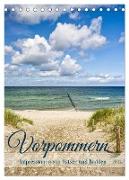 Vorpommern, Impressionen von Ostsee und Bodden (Tischkalender 2024 DIN A5 hoch), CALVENDO Monatskalender