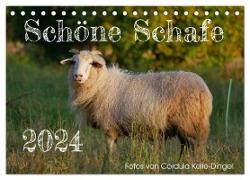 Schöne Schafe (Tischkalender 2024 DIN A5 quer), CALVENDO Monatskalender