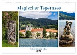 Magischer Tegernsee (Wandkalender 2024 DIN A2 quer), CALVENDO Monatskalender