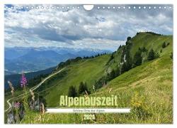 Alpenauszeit - Schöne Orte der Alpen (Wandkalender 2024 DIN A4 quer), CALVENDO Monatskalender