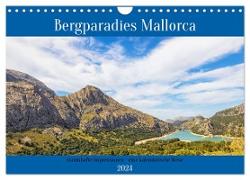 Bergparadies Mallorca (Wandkalender 2024 DIN A4 quer), CALVENDO Monatskalender