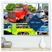 LKW-Busse - Made in Cuba (hochwertiger Premium Wandkalender 2024 DIN A2 quer), Kunstdruck in Hochglanz