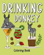 Drinking Donkey Coloring Book