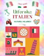 Utforska Italien - Kulturell målarbok - Klassisk och modern kreativ design av italienska symboler