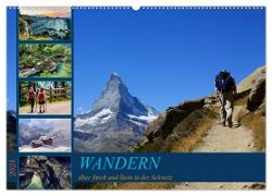 WANDERN über Stock und Stein in der Schweiz (Wandkalender 2024 DIN A2 quer), CALVENDO Monatskalender