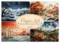 Paper Art (Wandkalender 2024 DIN A2 quer), CALVENDO Monatskalender