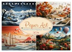 Paper Art (Tischkalender 2024 DIN A5 quer), CALVENDO Monatskalender