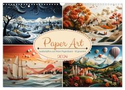 Paper Art (Wandkalender 2024 DIN A3 quer), CALVENDO Monatskalender