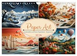 Paper Art (Wandkalender 2024 DIN A4 quer), CALVENDO Monatskalender