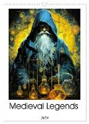 Medieval Legends (Wall Calendar 2024 DIN A3 portrait), CALVENDO 12 Month Wall Calendar