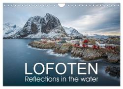 Lofoten Reflections in the water (Wall Calendar 2024 DIN A4 landscape), CALVENDO 12 Month Wall Calendar